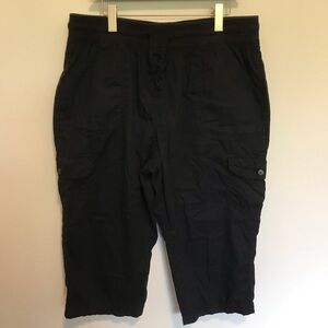 Woman Within Women’s 18 Petite Adjustable Length Capris Shorts